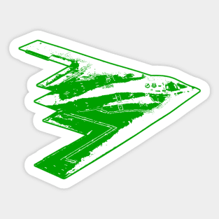 Northrop Grumman B-2 Spirit - Green Design Sticker